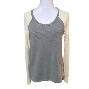 Michael Stars sweater color cream with blue line size OS